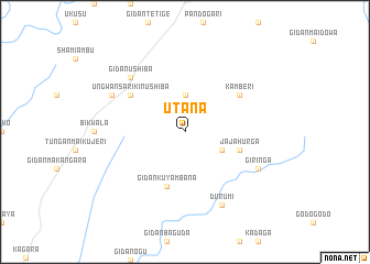 map of Utana