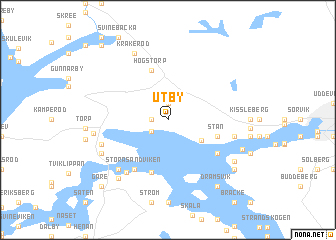 map of Utby