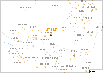 map of Utela