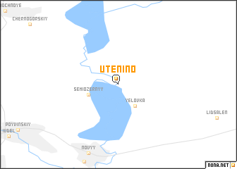 map of Utënino