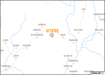 map of Utese