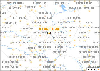 map of Uthai Thani