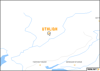 map of Úþlíð