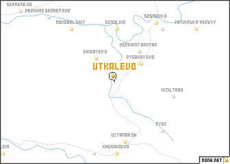 map of Utkalevo
