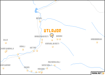 map of Utla Jor