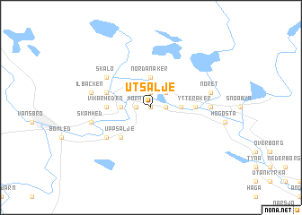 map of Utsälje