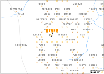 map of Utser
