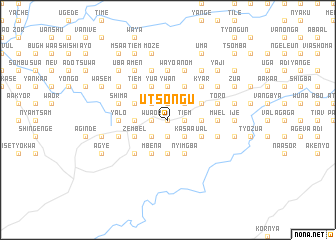 map of Utsongu