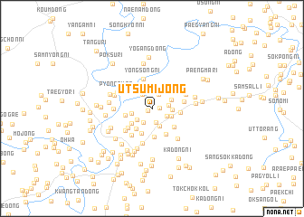 map of Utsumijŏng