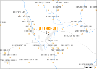 map of Uttaradit