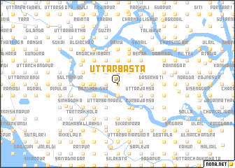 map of Uttar Bāsta