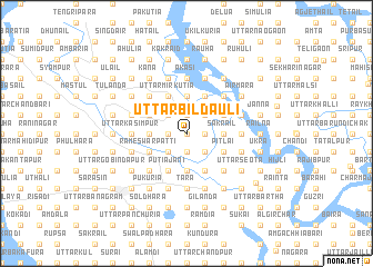 map of Uttar Bil Dāuli