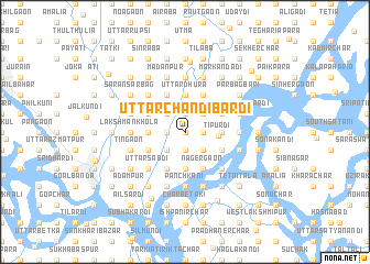 map of Uttar Chandibardi