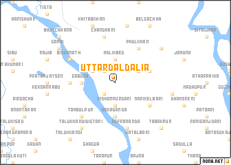 map of Uttar Daldalia