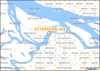 map of Uttar Dubaldia