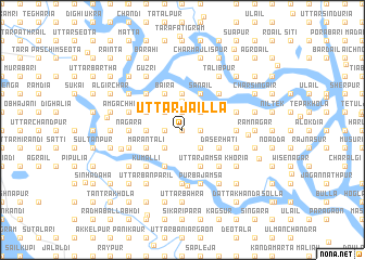 map of Uttar Jāilla