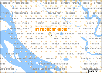 map of Uttar Pānchuria