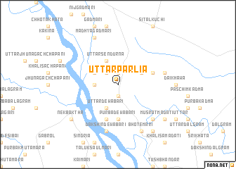 map of Uttar Parlia
