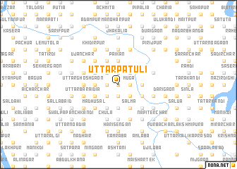map of Uttar Pātuli