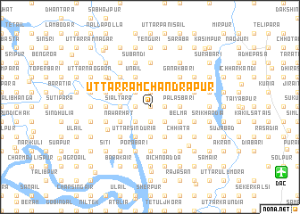 map of Uttar Rāmchandrapur