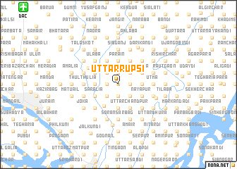 map of Uttar Rupsi