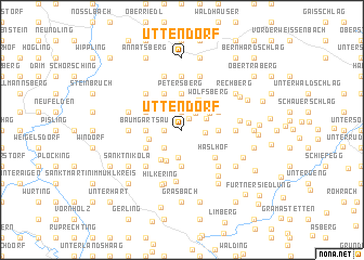 map of Uttendorf