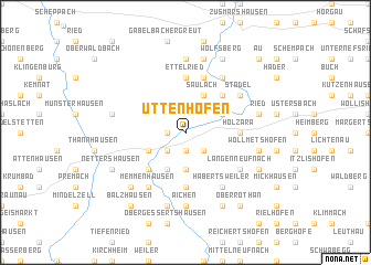 map of Uttenhofen