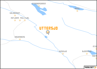 map of Uttersjö