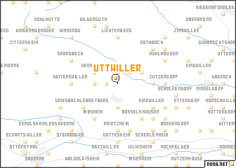 map of Uttwiller