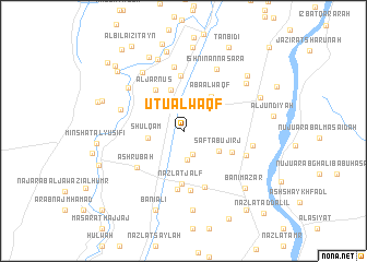 map of U‘ţū al Waqf