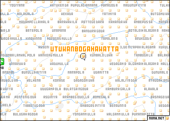 map of Utuwanbogahawatta