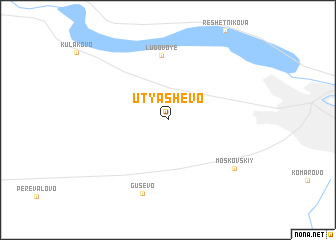 map of Utyashevo