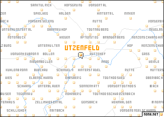 map of Utzenfeld