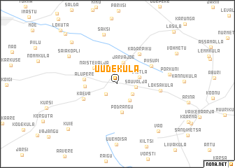 map of Uudeküla
