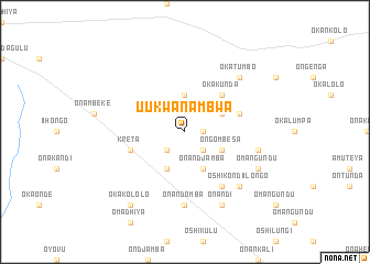 map of Uukwanambwa