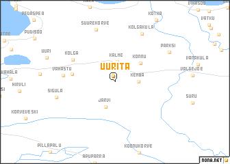 map of Uurita