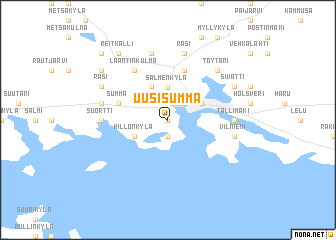 map of Uusi-Summa