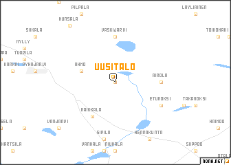 map of Uusitalo