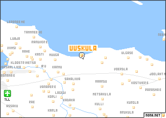 map of Uusküla