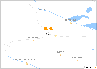 map of Uval