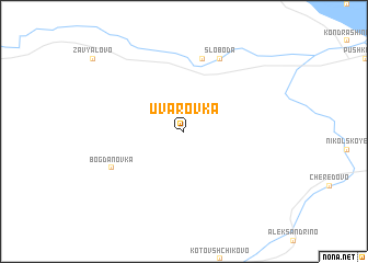 map of Uvarovka