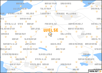 map of Uvelse