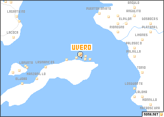 map of Uvero