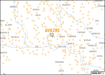 map of Uvezac