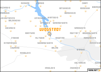 map of Uvodstroy