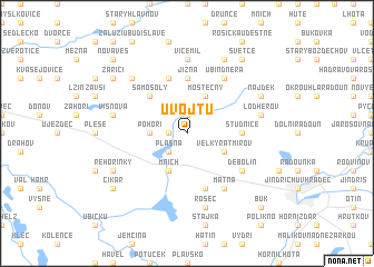 map of U Vojtu