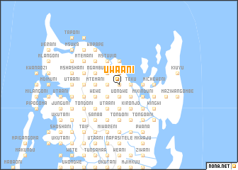 map of Uwaani