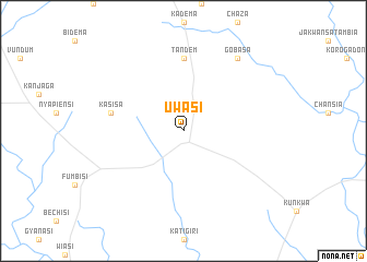 map of Uwasi