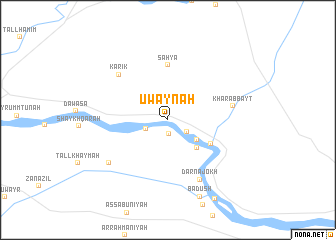 map of ‘Uwaynah