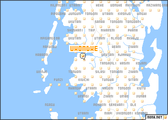 map of Uwondwe